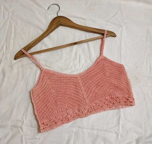 Crochet Crop Top - Handmade