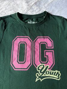 Roadster Green Slim Short T-Shirt