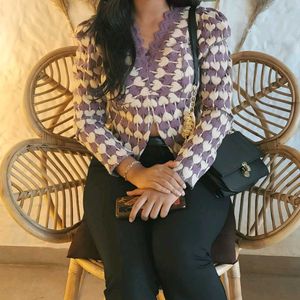 Stylish Lavender part top