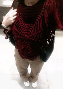 Crochet spider web top 🕸️