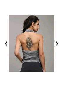 Party Fitted Halter CowlNeck Sleeveless ruched top