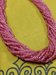 Chic Beaded Necklace 🩷 Pink
