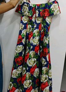 Floral Print Party Dress