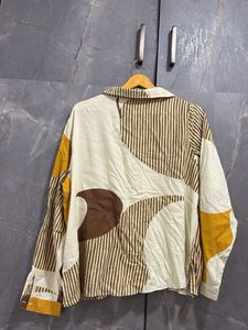 Unique Printed Button-Up Shirt