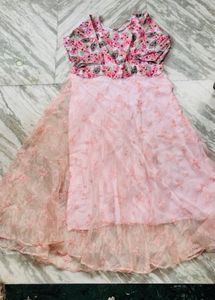 Pink Floral gown