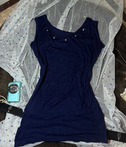 Y2K Cutout Tank Top With Studs