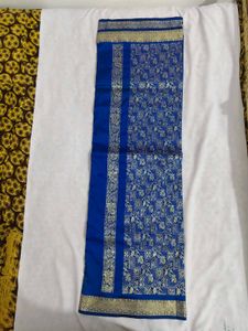 Royal Blue Banarasi Silk Saree
