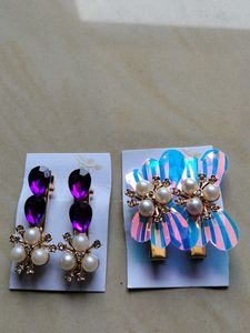 Pearl Hair Clips (Set of 2)