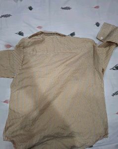 Striped Button-Up Shirt