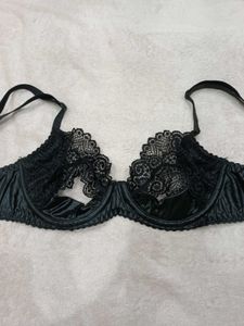 Elegant Black Lace Bra