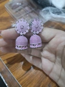 Stunning White Stone &amp; Pearl Earrings