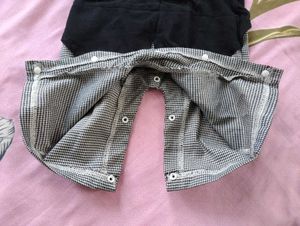 Adorable Baby Tuxedo Romper