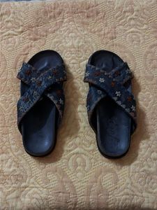 Stylish Embroidered Strap Sandals