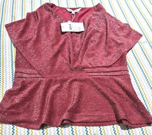 Sparkling Peplum Top