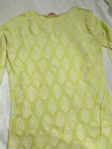 Light Green Printed Kurta