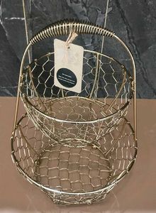 2 Tiered Wire Basket