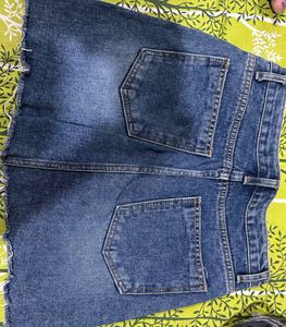 Blue Denim Skirt