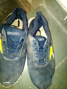 Stylish Navy Blue Sports Shoes