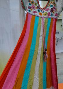 Colorful Striped Kurta set