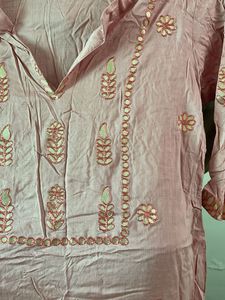 Pink Aakriti Kurta