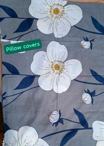 King Size Cotton Bedsheet With 2 Pillow Covers