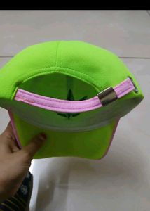Neon Green &amp; Pink Adidas Cap