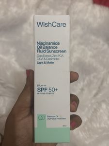 WishCare Niacinamide Oil Balance Fluid Sunscreen S