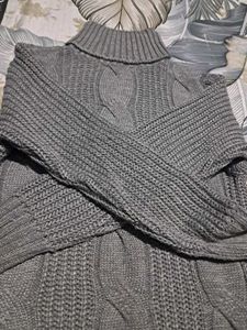 Cozy Cable Knit Mock Neck Sweater