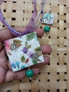 Fabric Jewelry Set