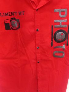 Red Stylish  Shirt For Boys