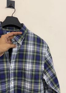 Men's Plaid Button-Down Shirt