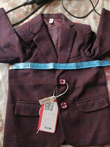 Kids  Stylish Plaid Blazer