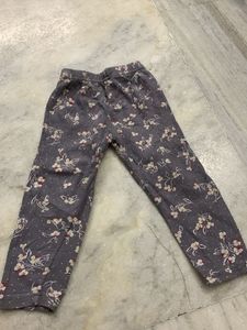 Girls Floral Print Palazzo Pants