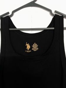 US Polo Assn Black Tank Top