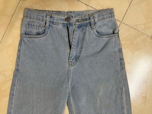 Light Wash Wide Leg Jeans