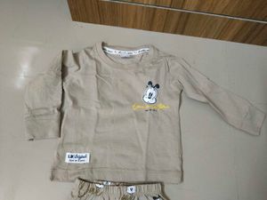 Cute Mickey Mouse Pajama Set