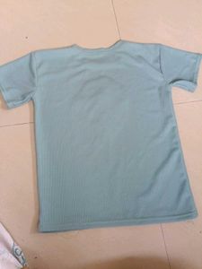 Cute Light Blue Graphic T-Shirt