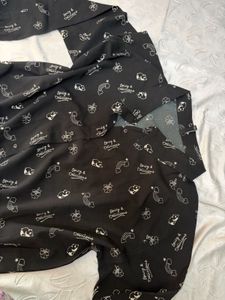 RIO Whimsical Print Button-Up Shirt