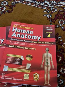 BD Chaurasia's Human Anatomy Set