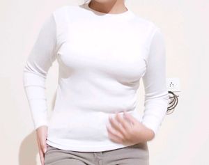 White Fitted Top