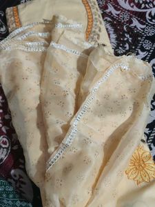 Beautiful Embroidered unstitched Kurta Set
