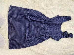 Charming Navy Polka Dot Dress