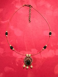 Elegant Pearl and Stone Necklace
