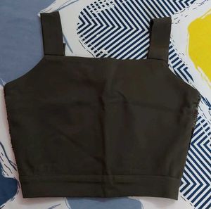 Sparkling Sequin Camouflage Print Crop Top