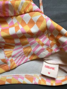 Retro Print Tie-Front Crop Top - FREE SHIPPING!!