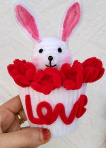 Handmade Love Bunny Fridge magnet 🧲