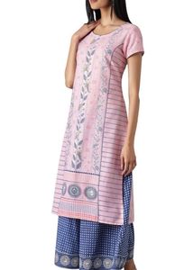 Elegant Pink &amp; Blue Kurta