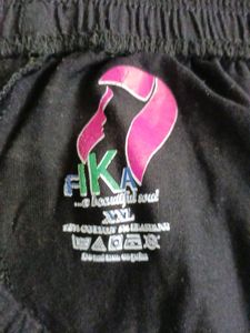 Legging With Embroidery like Print Design