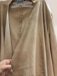 Stylish Tan Open Front Cardigan
