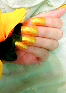 Press On Nails Gold Dust